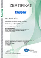 zertifikat iso9001 2014 2017 deutsch